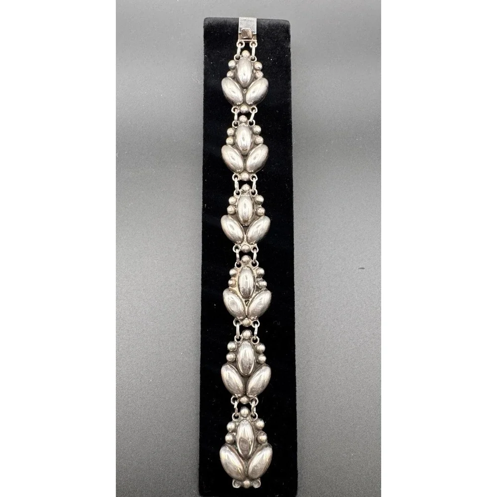 RRA Mexico D.F. Sterling Silver Link Bracelet 7